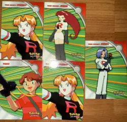 Pokemon Topps Cards lot of 5 Heroes & Villains LP-MP Team Rocket / Todd - Image 1