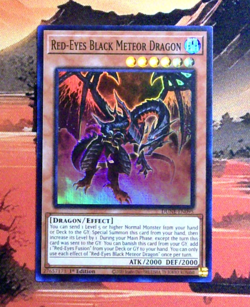 YuGiOh! Red-Eyes Black Meteor Dragon DUNE-EN095 1st Edition NM SUR - Image 1
