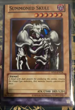 YUGIOH!-(MISPRINT) Summoned Skull RP01-EN024 (Super Rare/NM) - Image 1