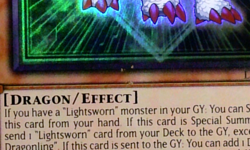YuGiOh! Lightsworn Dragonling LEDE-EN023 1st Edition NM/VNM UR SMALL HOLO BLEED - Image 4