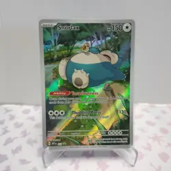 Snorlax SVP 051 Black Star Promo + Snorlax 181/165 AR 151 Pokemon Card TCG - Image 2