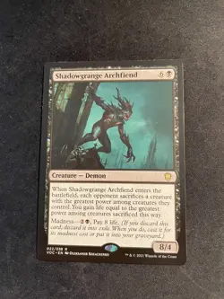 MTG Shadowgrange Archfiend, NM-Mint, (VOC 022/038) Regular - Image 1