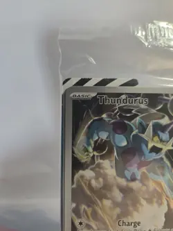 Thundurus SVP 209 Pokemon Center stamp - Pokemon TCG Black Bolt ETB Promo SEALED - Image 2
