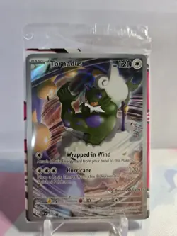 Tornadus SVP 210 Pokemon Center STAMPED Promo SV: White Flare SEALED - Image 1