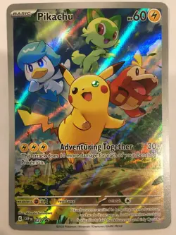 Pikachu 027 Black Star Promo Pokémon Card WOTC Vintage NM/Mint Holo Rare - Image 4