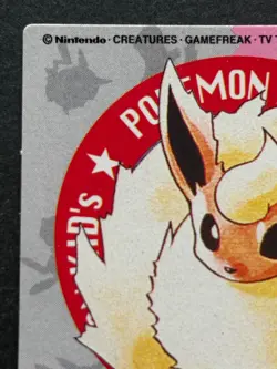 Pokemon Kid's mini card Flareon NO.11 Pokémon TCG Japanese NINTENDO BANDAI 1998 - Image 2