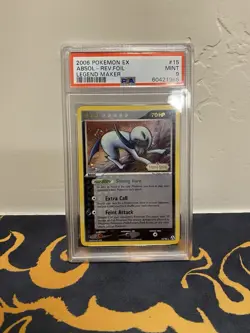 PSA 9 MINT ABSOL 15/92 REVERSE HOLO 2006 POKEMON EX LEGEND MAKER - Image 1