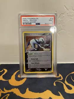 PSA 9 MINT ABSOL 15/92 REVERSE HOLO 2006 POKEMON EX LEGEND MAKER - Image 3