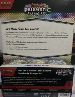 Pokémon TCG: Prismatic Evolutions Binder Collection and Surprise Box Sealed Lot - Image 6