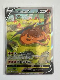 Charizard V SWSH260 Black Star Promo Near Mint Pokemon Card - Image 1