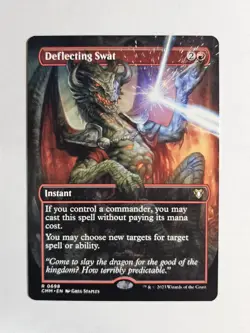 Deflecting Swat (Borderless) Commander Masters Regular MTG NM Magic Card - Image 1