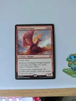MTG Goldspan Dragon Kaldheim NM - Image 1