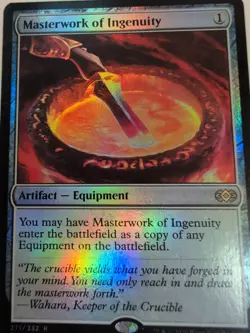 1x Masterwork of Ingenuity MTG Double Masters (2XM) Foil LP - Image 1