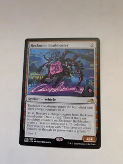 Magic: The Gathering Artifact Reckoner Bankbuster Rare Regular MTG NM - Image 1