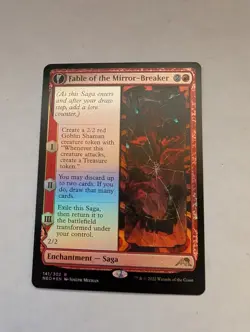 [NM] Fable of the Mirror-Breaker MTG Kamigawa: Neon Dynasty FOIL Rare 141/302 - Image 1