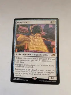 Magic the Gathering (MTG) lion sash 026/302 NM Kamigawa: Neon Dynasty  - Image 1