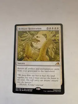 Brilliant Restoration Kamigawa: Neon Dynasty Regular MTG NM - Image 1