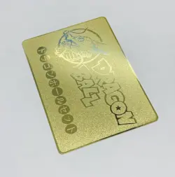 The Commemorative Card 1990 Jump Dragon Ball Z Metal Gold Art Trading Card Tc3 - Image 6