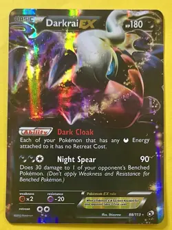 Darkrai EX 2013 Pokemon B & W Legendary Treasures HOLO 88/113 - Image 1