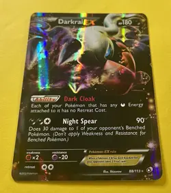 Darkrai EX 2013 Pokemon B & W Legendary Treasures HOLO 88/113 - Image 2