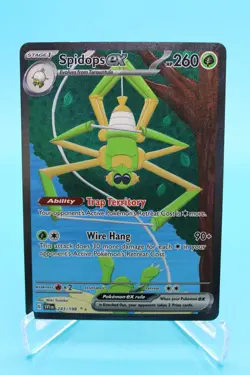 Pokemon TCG 2023 Spidops ex 243/198 Sv01: Scarlet & Violet Base Set Holo NM - Image 1