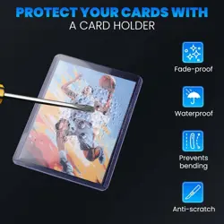 800 Packs Card Sleeves Top Loads 400 Hard + 400 Soft Sleeves, Clear - Image 3