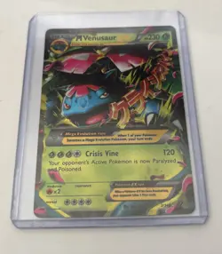 M Venusaur EX 2/146 XY Base Set Pokemon Card Ultra Rare Holo Lightly Played - Image 1