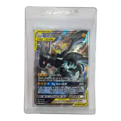 M/NM PokÃ©mon Pikachu & Zekrom GX TCG Sun & Moon Tag Team SM168 Holo Promo Card - Image 1