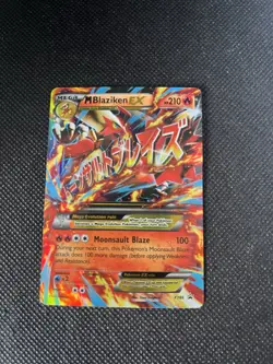 Pokemon TCG Mega M Blaziken EX XY XY86 Promo Holo Card - Image 1