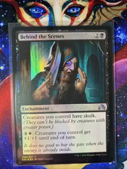 Behind The Scenes Shadows Over Innistrad Foil Magic The Gathering MTG - Image 1