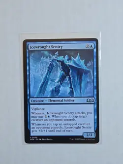 Icewrought Sentry - Wilds Of Eldraine - LP - MTG Magic - Uncommon - Creature  - Image 1