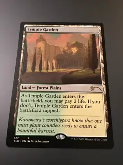 MTG Secret Lair #127 Temple Garden NM - Image 1