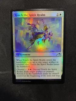 MTG - Touch the Spirit Realm Kamigawa: Neon Dynasty FOIL - Image 1