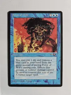 1996 Alliances Force of Will Uncommon MTG Magic The Gathering  Lp  - Image 1