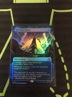 MTG Magic The Gathering Intruder Alarm Foil WOT Enchanting Tales Commander - Image 1
