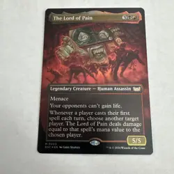 MTG The Lord of Pain (Borderless) Commander: Duskmourn: House of Horror Foil NM - Image 1