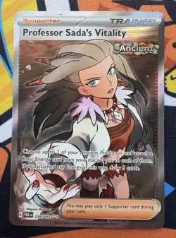 Pokemon TCG - Professor Sada's Vitality 239/182 Paradox Rift Ultra Rare Holo LP+ - Image 1
