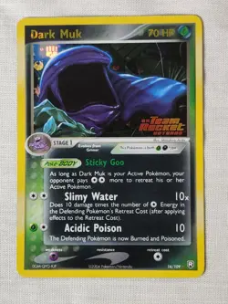 NM Dark Muk - Reverse Holo 16 Team Rocket Returns Pokemon TCG - Image 1