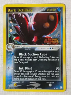 NM Dark Octillery - Reverse Holo 8 Team Rocket Returns Pokemon TCG - Image 1