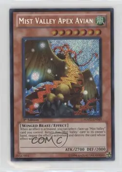 Mist Valley Apex Avian 1st Ed. YuGiOh Hidden Arsenal 2 #HA02-EN049 2010 7m3 - Image 1