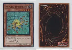 Naturia Spiderfang 1st Ed. YuGiOh Hidden Arsenal 2 #HA02-EN040 2010 e6j - Image 3