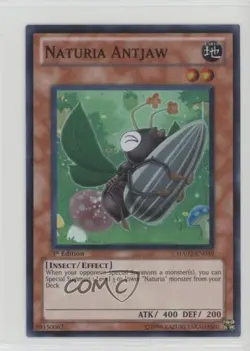 Naturia Antjaw 1st Ed. YuGiOh Hidden Arsenal 2 #HA02-EN039 2010 00jz - Image 1
