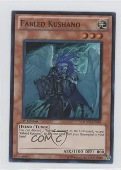 Fabled Kushano 1st Ed. YuGiOh Hidden Arsenal 2 #HA02-EN034 2010 0o3 - Image 1