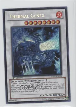 Thermal Genex 1st Ed. YuGiOh Hidden Arsenal 2 #HA02-EN028 2010 0b2 - Image 1