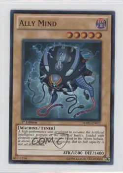 Ally Mind 1st Ed. YuGiOh Hidden Arsenal 2 #HA02-EN017 2010 gl9 - Image 1