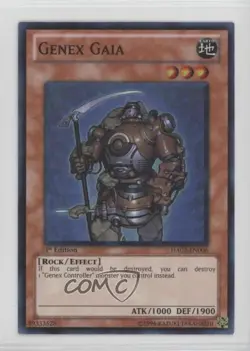 Rare - Genex Gaia 1st Ed. YuGiOh Hidden Arsenal 2 #HA02-EN006 2010 0w8 - Image 1