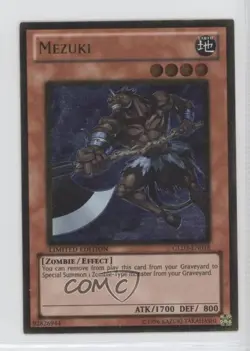 Mezuki YuGiOh Gold Series 3 Limited Edition Box Collection #GLD3-EN018 2010 u3f - Image 1