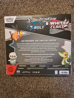 Pokémon TCG Scarlet Violet - Black Bolt & White Flare Poster Collection -In Hand - Image 4