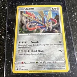 Zacian SWSH033 SWSH: Sword & Shield Promo Cards Holo Pokemon Card TCG A15 - Image 1