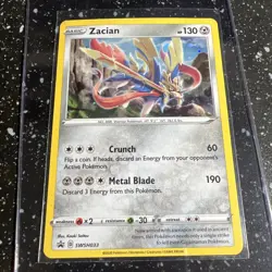 Zacian SWSH033 SWSH: Sword & Shield Promo Cards Holo Pokemon Card TCG A15 - Image 3